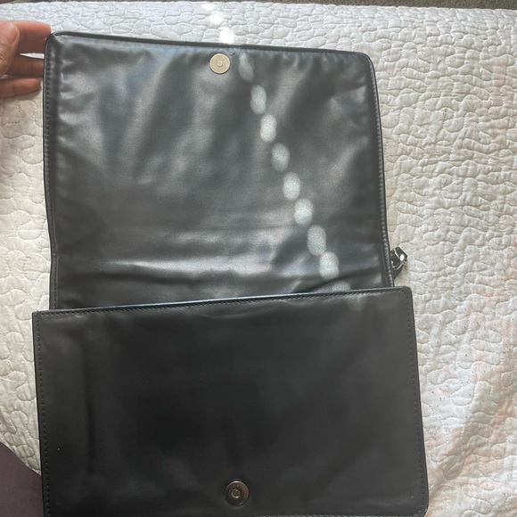 Zara quilted croc and leather shoulder bag - Picture 11 of 14